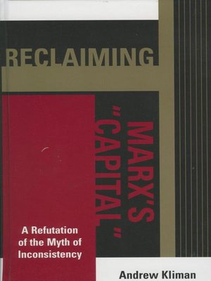 cover image of Reclaiming Marx's 'Capital'